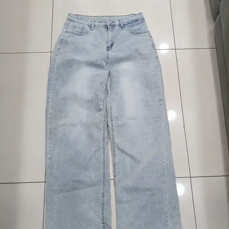 [BUNJANG] Loose Fit Wide Leg Jeans / L사이즈 배기 와이드 통일자 루즈핏 청바지 중고