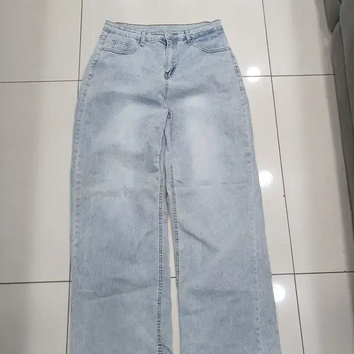 [BUNJANG] Loose Fit Wide Leg Jeans / L사이즈 배기 와이드 통일자 루즈핏 청바지 중고