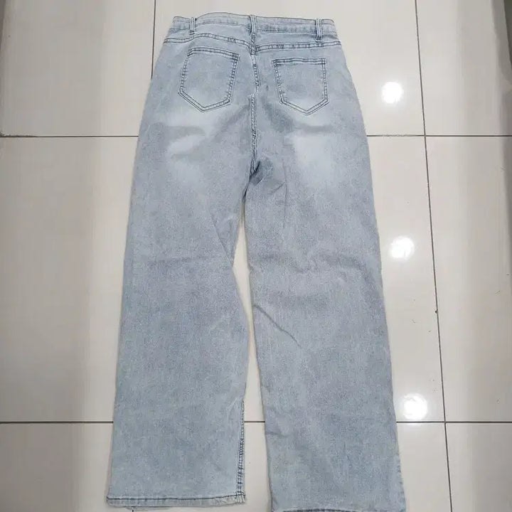[BUNJANG] Loose Fit Wide Leg Jeans / L사이즈 배기 와이드 통일자 루즈핏 청바지 중고