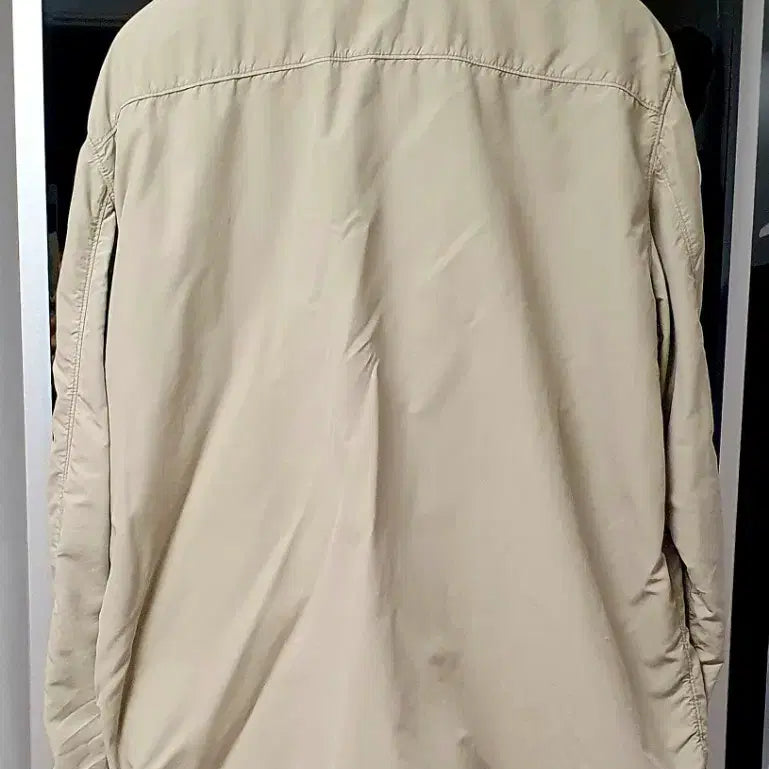 [BUNJANG] Stone Island 24FW Brushed Nylon Overshirt (Beige, XL) / 매장판)스톤아일랜드 24FW 브러쉬드 나일론 오버셔츠(베이지,XL)