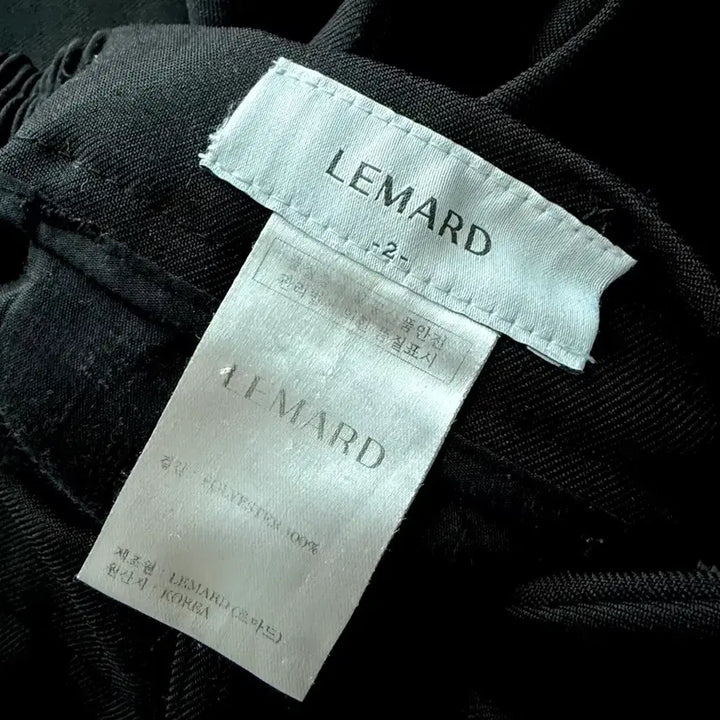 [BUNJANG] Remade Black Pants / 리마드 남자 블랙팬츠