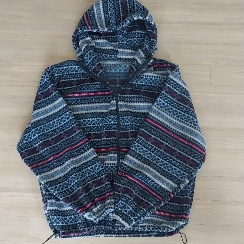 [BUNJANG] Unisex Nordic Pattern Fleece Zip-Up / 노르딕 패턴 후리스 집업 (남녀공용)