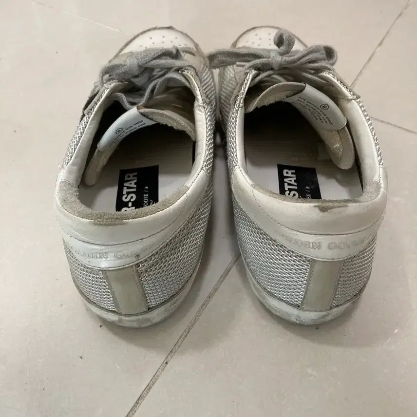 [BUNJANG] Golden Goose Silver Cord Sneakers / 골든구스