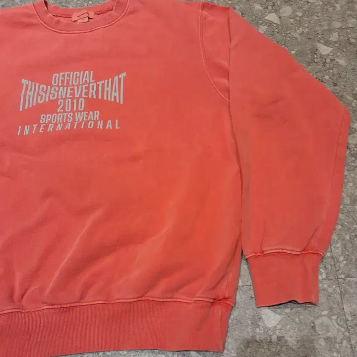 [BUNJANG] thisisneverthat Pigment Dyed Sweatshirt (M) / 디스이즈네버댓 피그먼트 다잉 스웻셔츠 (M)