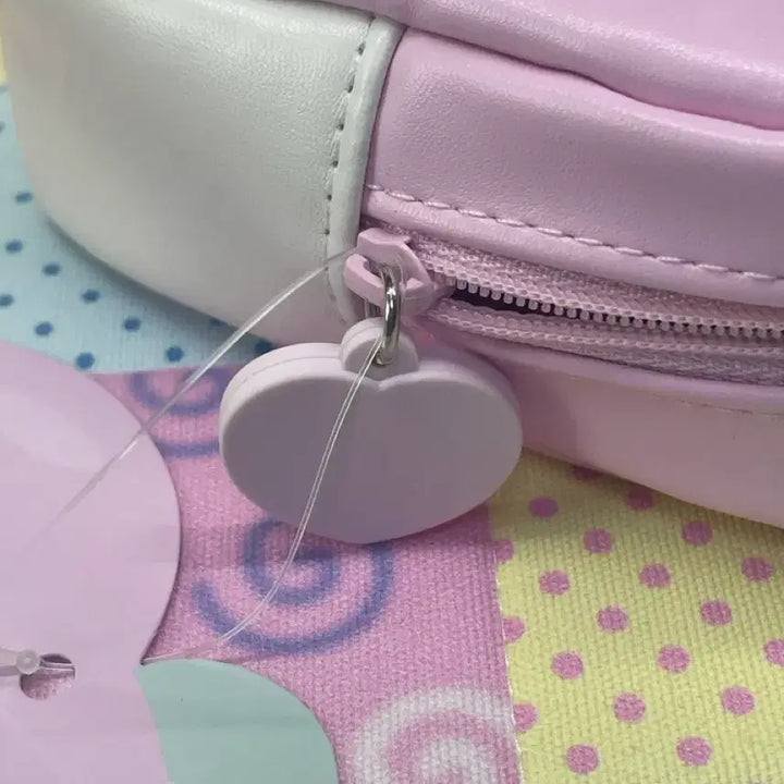 [BUNJANG] Munjakgwi Chiikawa Peach Square Pouch / (파격할인)먼작귀 복숭아 피치 스퀘어 파우치 치이카와 우사기 하치와레
