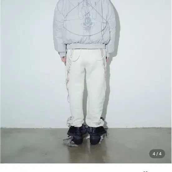 [BUNJANG] OHO'S Reversible Tide Padded Jacket - Grey / 오호스 리버시블 타이드 패디드 자켓 grey