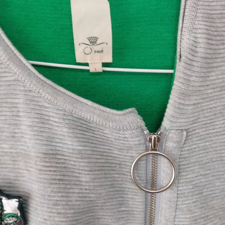 [BUNJANG] O'Neill Gray Zipper Jacket / O'Neill 회색 지퍼 자켓