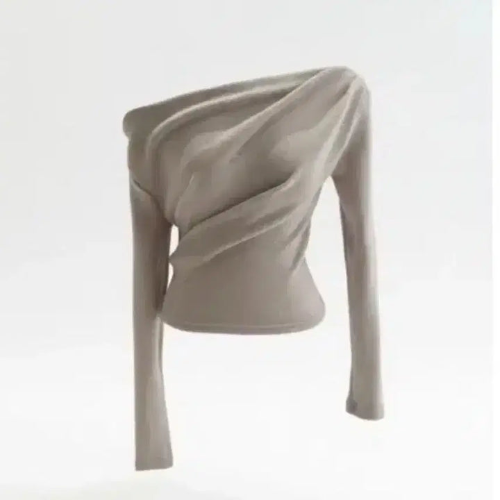 [BUNJANG] Off-Shoulder Drape Blouse / 겉기모 셔링 드레이프 오프숄더 티셔츠