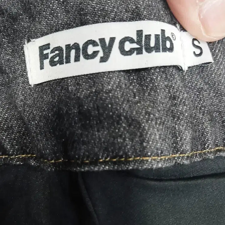 [BUNJANG] Fancyclub S Denim Skirt / Fancyclub S사이즈 데님 청치마 허리벨트 디자인 중고