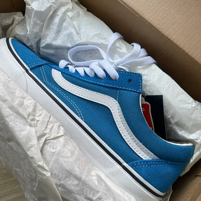 [BUNJANG] Vans Old Skool Blue Shoes (240mm) / 반스 올드스쿨 240 새상품