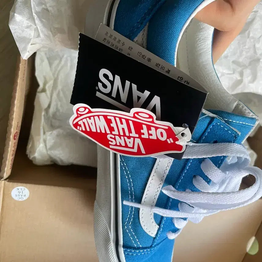 [BUNJANG] Vans Old Skool Blue Shoes (240mm) / 반스 올드스쿨 240 새상품