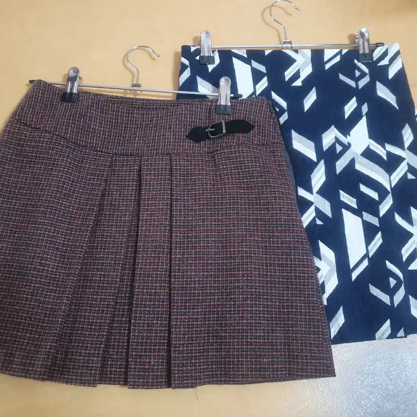 [BUNJANG] SEVENTEEN COUPS Check Pattern Mini Skirt / COUPS체크패턴미니스커트2장