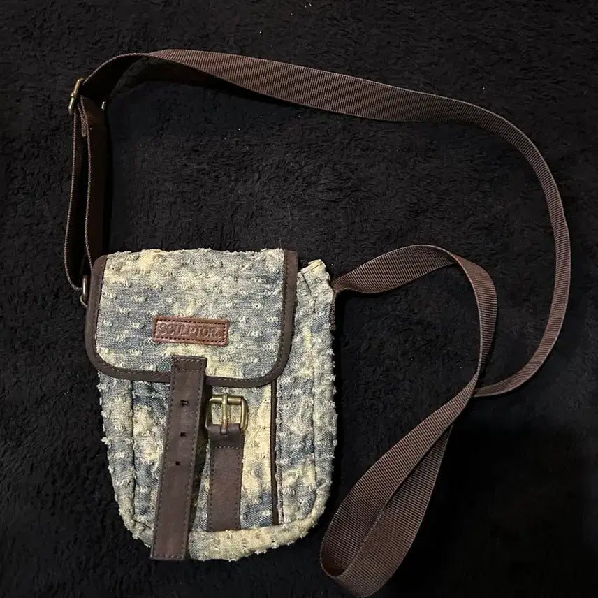 [BUNJANG] Sculptor Denim Crossbody Bag / Sculptor 스컬프터 데님 크로스백