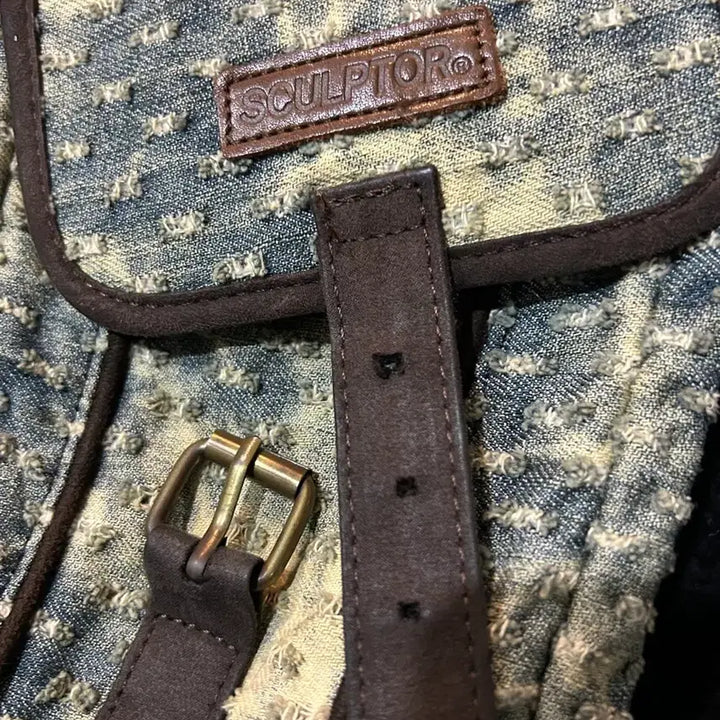 [BUNJANG] Sculptor Denim Crossbody Bag / Sculptor 스컬프터 데님 크로스백