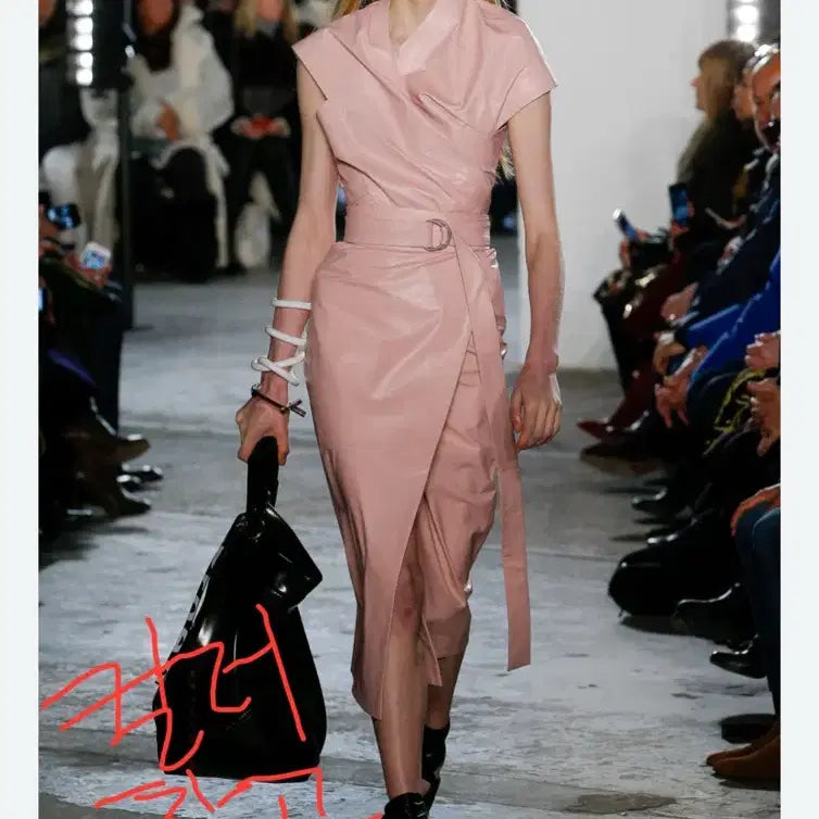 [BUNJANG] Proenza Schouler Leather Pants Pink / (정가 $2450) 프로엔자슐러 컬렉션 레더 팬츠 핑크 새상품 택o