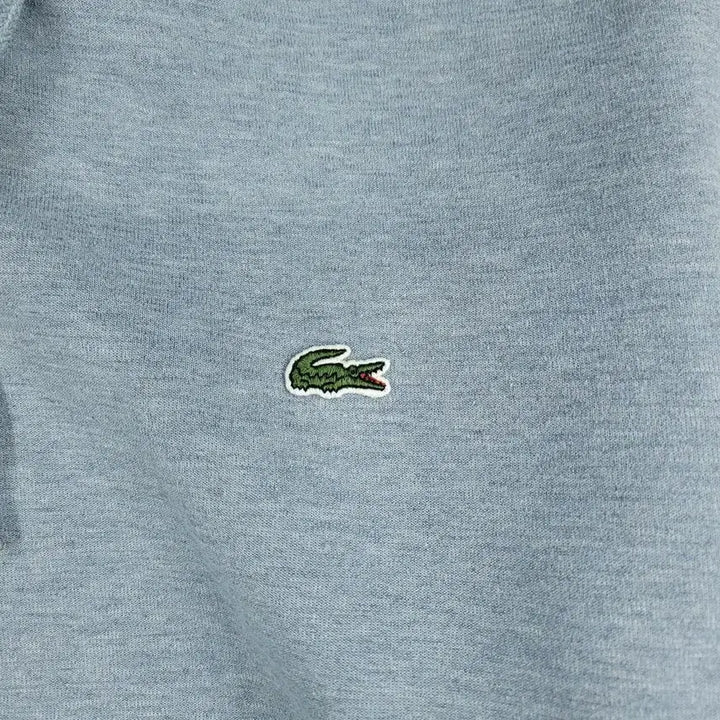 [BUNJANG] Lacoste Croc Patch Cotton Blend Hoodie (L) / 라코스테 스모키블루 크록패치 코튼블렌드 후드 티셔츠 L