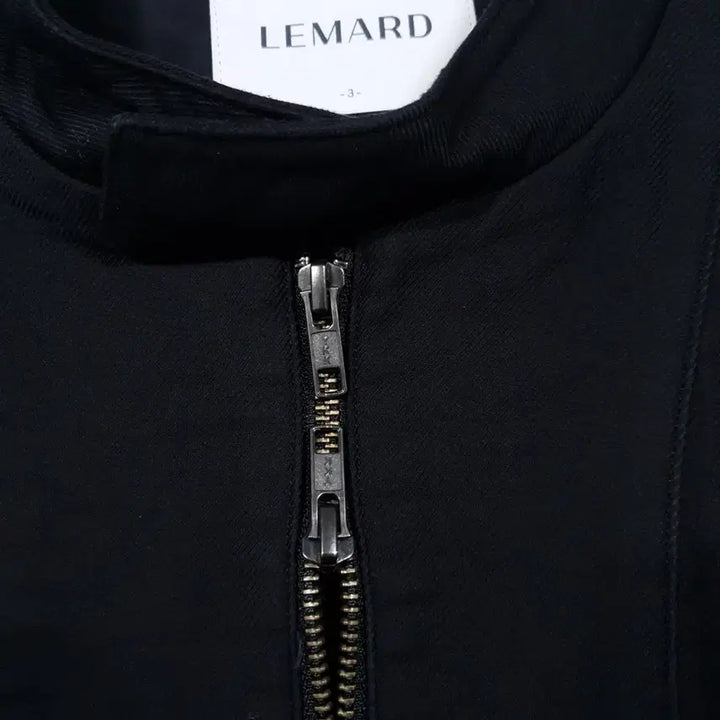 [BUNJANG] LeMardi Biker Short Jacket / 실측 XL) 르마드 신형 23ss 바이커 숏 자켓 투웨이 집업 블랙