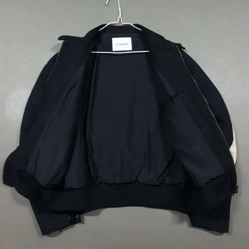 [BUNJANG] LeMardi Biker Short Jacket / 실측 XL) 르마드 신형 23ss 바이커 숏 자켓 투웨이 집업 블랙