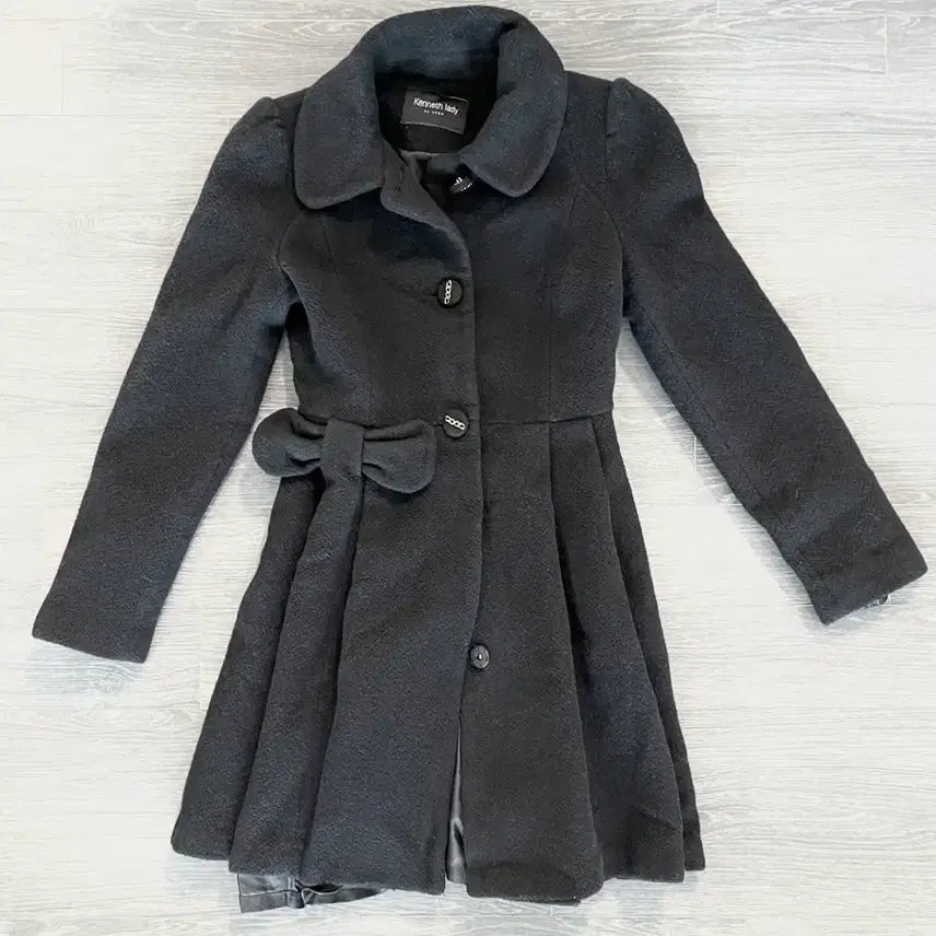 [BUNJANG] Kenneth Lady Ribbon Coat / 지뢰계 오네갸루 라떼갸루 양지뢰 리본코트 케네스 레이디 코트