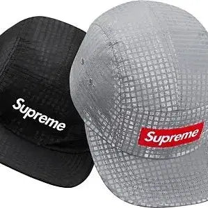 [BUNJANG] Supreme Metallic Check Camp Cap / [새제품] 슈프림 메탈릭 체크 캠프캡 -17ss-