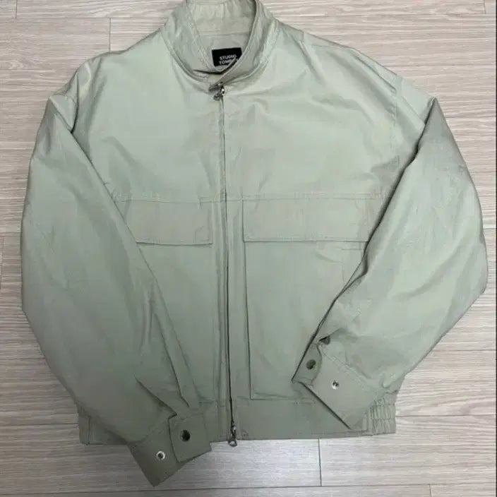 [BUNJANG] Studio Tomboy Bomber Jacket (Light Khaki) / 스튜디오 톰보이 남성자켓 (라이트카키)