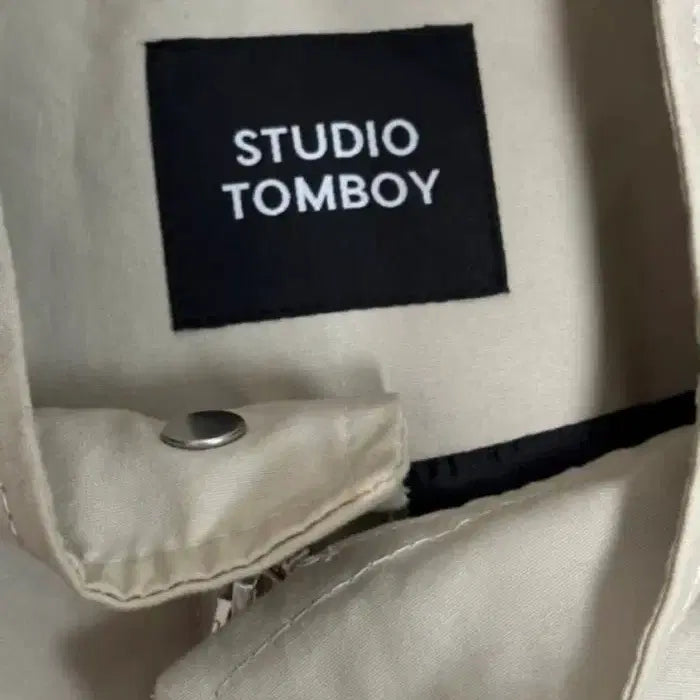 [BUNJANG] Studio Tomboy Bomber Jacket (Light Khaki) / 스튜디오 톰보이 남성자켓 (라이트카키)