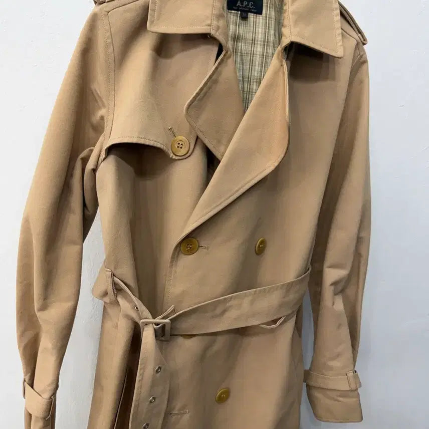 [BUNJANG] A.P.C. Trench Coat / 정품) A.P.C. 아페쎄 여성 베이지 트렌치코트 38