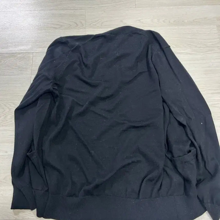 [SOLD OUT] 메종키츠네 블랙 가디건 폭스 자수