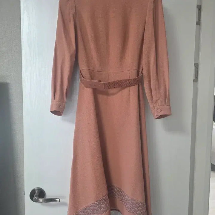 [BUNJANG] MICHA A Premium A-Line Dress with Belt / [MICHA A] 미샤 2020 프리미엄 원피스 55 / 벨트세트
