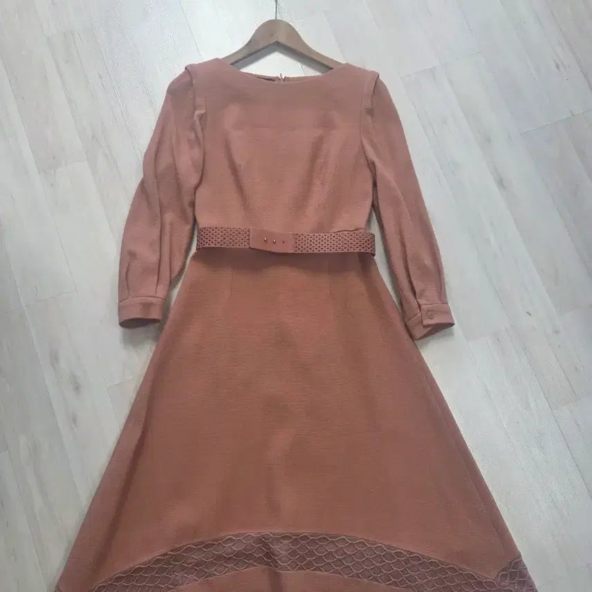 [BUNJANG] MICHA A Premium A-Line Dress with Belt / [MICHA A] 미샤 2020 프리미엄 원피스 55 / 벨트세트