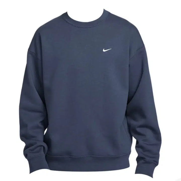 [BUNJANG] Nike Solo Swoosh Fleece Sweatshirt - Thunder Blue (S) / 나이키 솔로스우시 플리스 맨투맨-썬더블루(s)