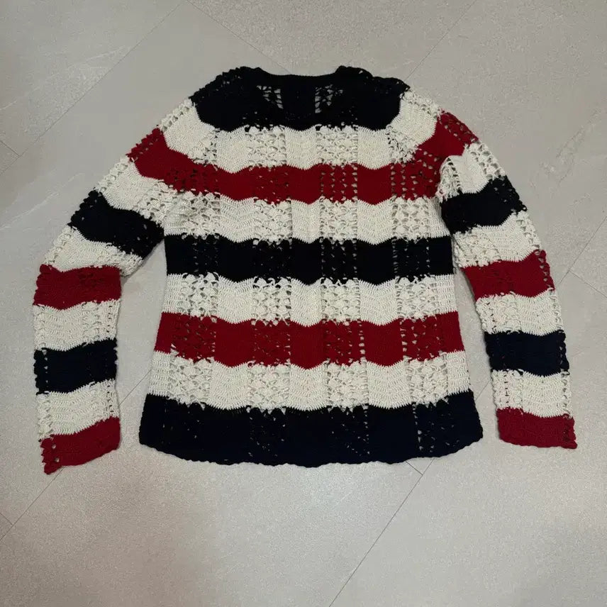 [BUNJANG] Soloist Stripe Knit 46 / 솔로이스트 스트라이프 니트 46