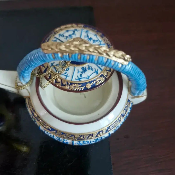 [BUNJANG] NINI Vintage Teapot Miniature Set / NINI빈티지 티팟 공예장식품 미니어처3종