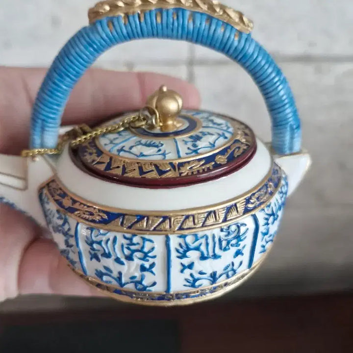 [BUNJANG] NINI Vintage Teapot Miniature Set / NINI빈티지 티팟 공예장식품 미니어처3종