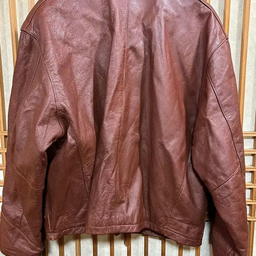 [BUNJANG] Dog Tight Leather Blouson Jacket / Dog Tight 가죽 블루종 자캣(100)