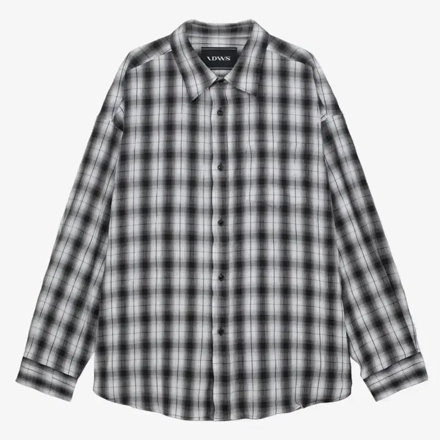 [BUNJANG] I DON'T WANNA SELL Checkered Shirt Black / (2) 아이돈워너셀 체크 서츠 블랙