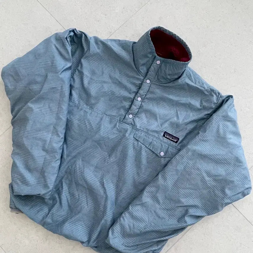 [BUNJANG] Patagonia Glissade Snap-T Fleece Jacket / [S] 파타고니아 빈티지 글리세이드 스냅티 신칠라 라즈베리 / 스카이