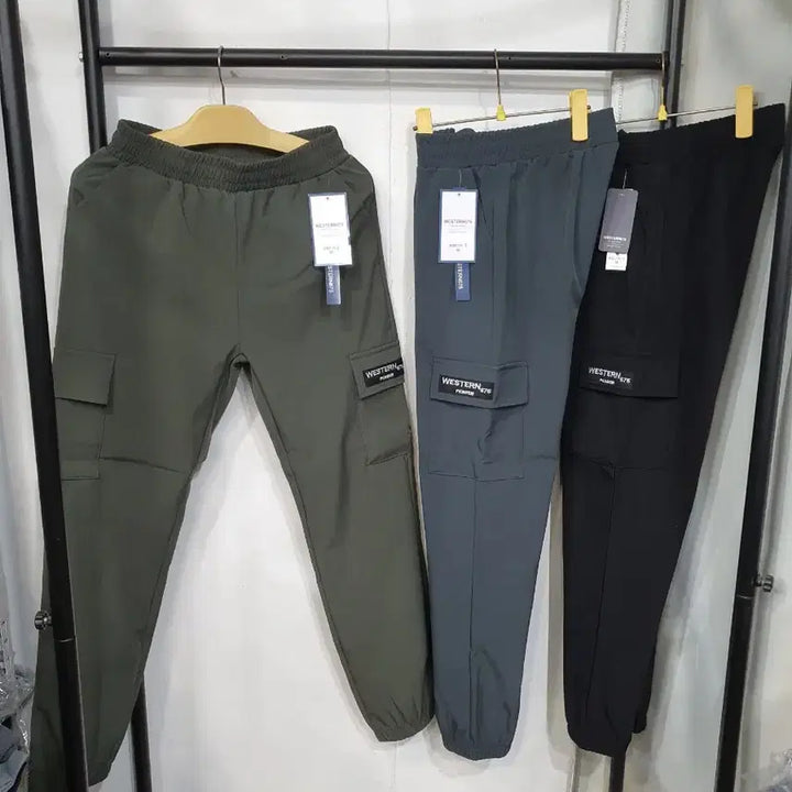 [BUNJANG] Men's Cargo Jogger Pants / 봄 카고 스판 조거팬츠 건빵바지