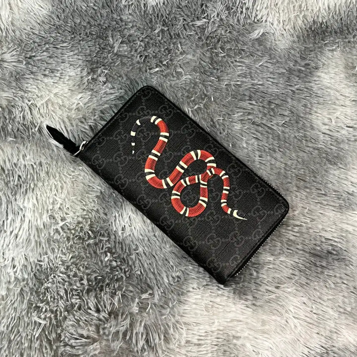 [BUNJANG] Gucci Snake Long Wallet / [OS] 구찌 스네이크 지퍼돌이 장지갑