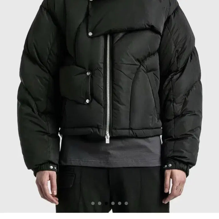 [BUNJANG] Heliot Emil Asymmetry Puffer Jacket / heliot emil asymmetry puffer 패딩 L