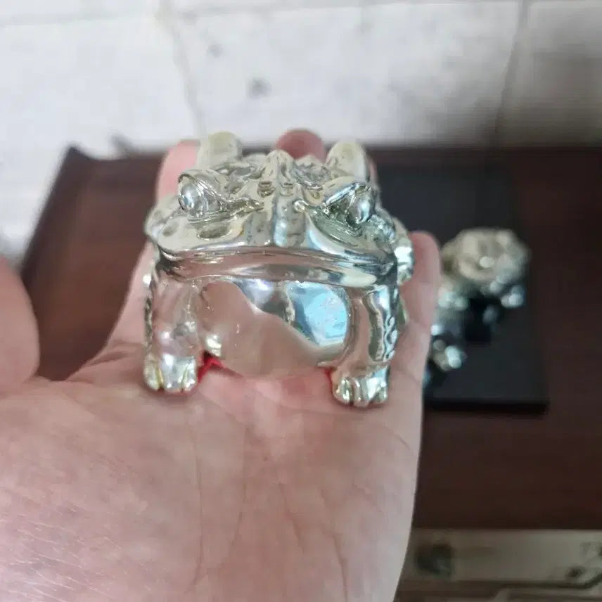 [BUNJANG] Alloy Toad Statues Set / 합금 두꺼비 조각상 4개 세트