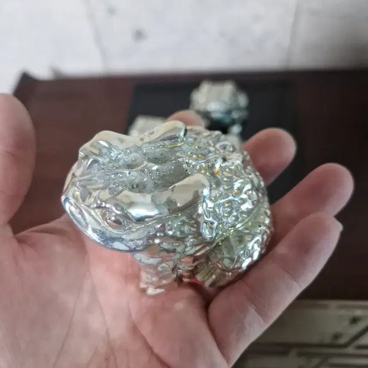 [BUNJANG] Alloy Toad Statues Set / 합금 두꺼비 조각상 4개 세트