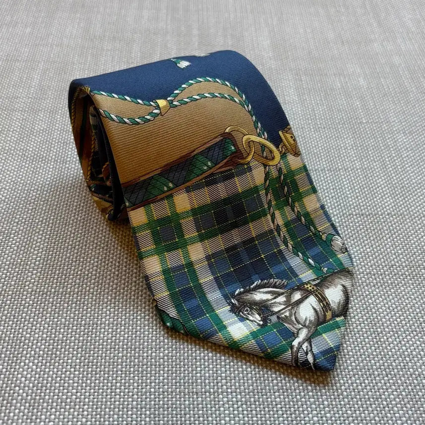 [BUNJANG] LANCEL Classic Silk Tie / 90s 프랑스 LANCEL 엘레강스 클래식 실크 타이