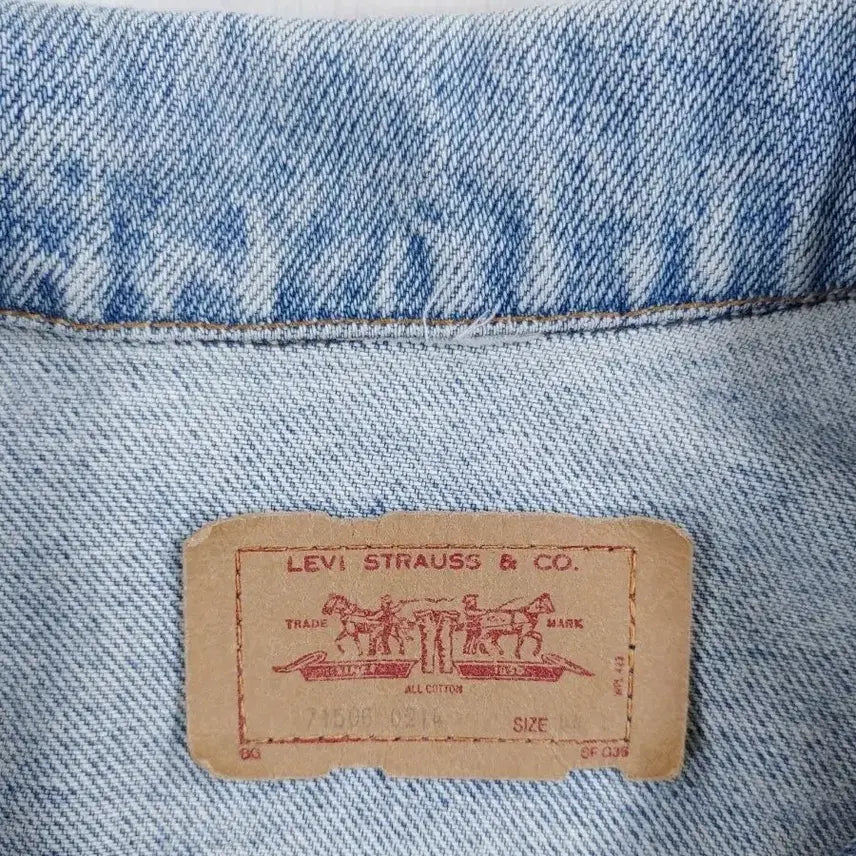 [BUNJANG] Levi's 71506-0214 Denim Jacket / 90년대 리바이스 71506-0214 트러커 데님자켓 44
