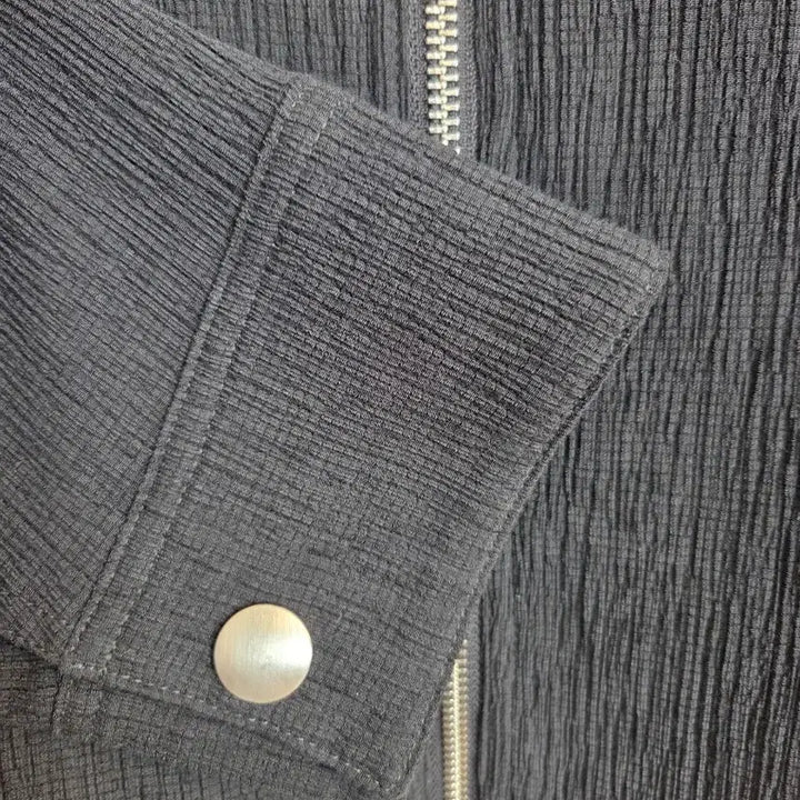 [BUNJANG] Solid Homme Seersucker String High Neck Zip-up Jumper / 솔리드옴므 시어써커 스트링 하이넥 집업 점퍼 48