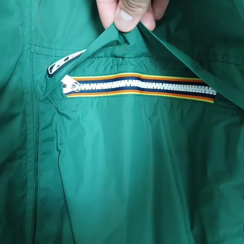 [BUNJANG] Cawve Windbreaker Green 100 / 까웨 방수 윈드브레이커 그린 100