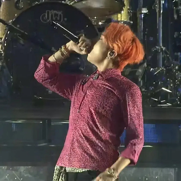 [BUNJANG] Saint Laurent 13AW Babycat Red Shirt / 생로랑 13aw 베이비캣 레드 셔츠