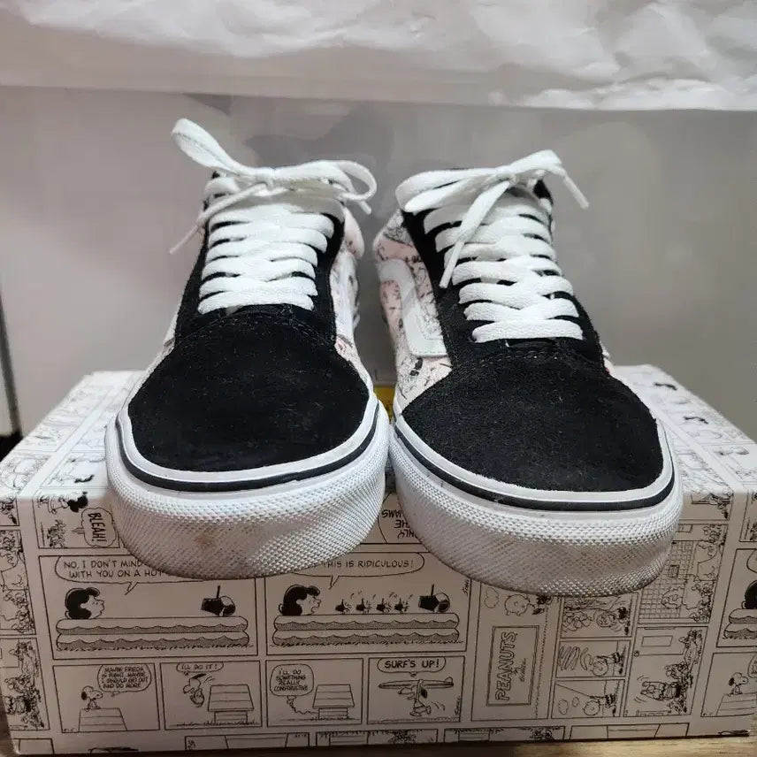 [BUNJANG] Vans Old Skool Snoopy Sneakers / 반스 올드스쿨 스누피 260