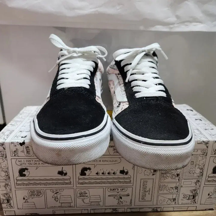 [BUNJANG] Vans Old Skool Snoopy Sneakers / 반스 올드스쿨 스누피 260