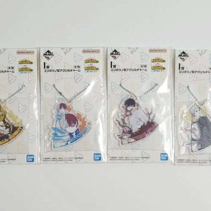 [BUNJANG] My Hero Academia Acrylic Charms Bundle Set / 나의 히어로 아카데미아 이치방쿠지 제일복권 I상 4개 일괄 판매